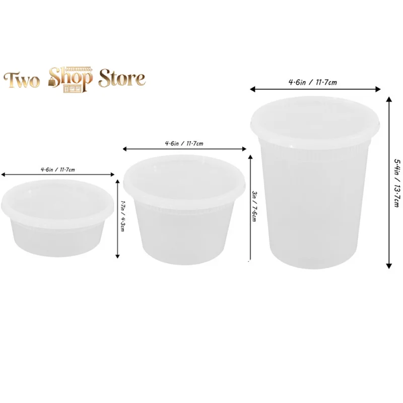 Conjunto de 10 Caixas de Armazenamento de Alimentos com Tampa, Transparentes, de Grau Alimentício, Sem BPA, Seguras para Freezer e Micro-ondas, para Preparação de Refeições e Embalagem de Alimentos para Viagem