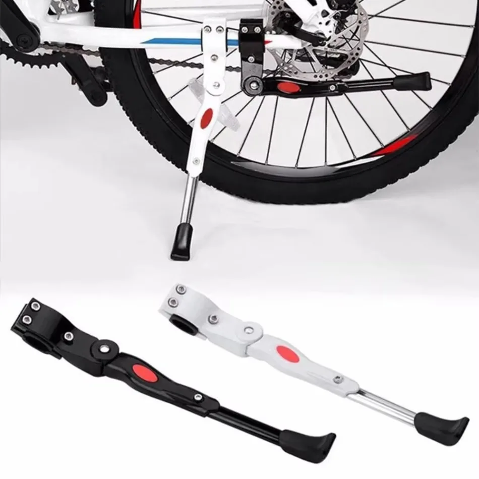 

Mountain Bike Foot Support Adjustable Highway Bike Support Edge Aluminum Alloy Dead Fly Support Parking Rack Bike Support Foot