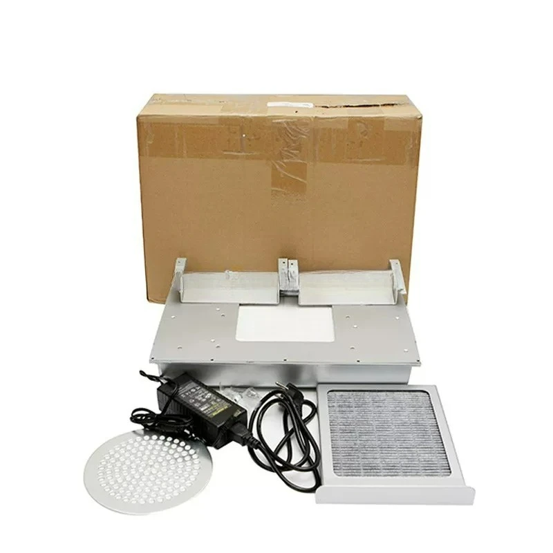 100W Nail Cleaner, Desktop Embedded Vacuum Cleaner, Turbo Dual Fan Filter