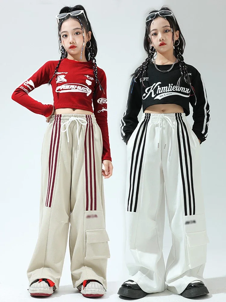 

Jazz Dance Girls Street Dance Hip Hop Performance Clothes Hip Hop Dance Costumes Practice Clothes Children Tide Clothing Suit