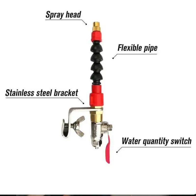 Nebel Kühlmittel Spray System Staub Entferner Wasser Sprayer Für High-Speed-Cutting Und Staub Reinigung Staub Wasser Sprayer Wasser düse