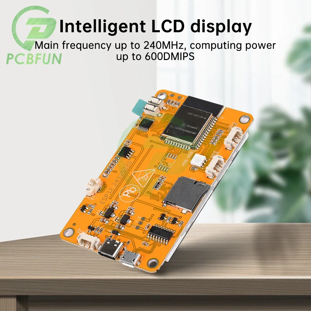 لوحة تطوير واي فاي وبلوتوث ESP32 LVGL ، وحدة LCD TFT ، وشاشة عرض ذكية مع WiFi ، وwroom لاردوينو