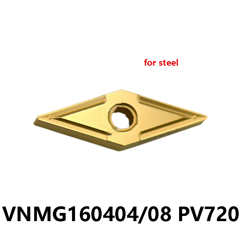 

Turning Tools Holder Original VNMG160404 PV720 Carbide Inserts CNC Cutter VNMG 160408 160404 VNMG160408 Blade Machine Lathe Tool