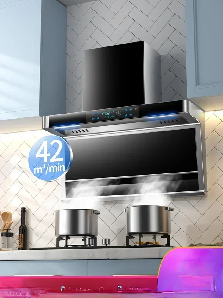 220V Xinfei High Suction Top Side Range Hood Household Range Hood Small Kitchen Rental Range Hood BAA