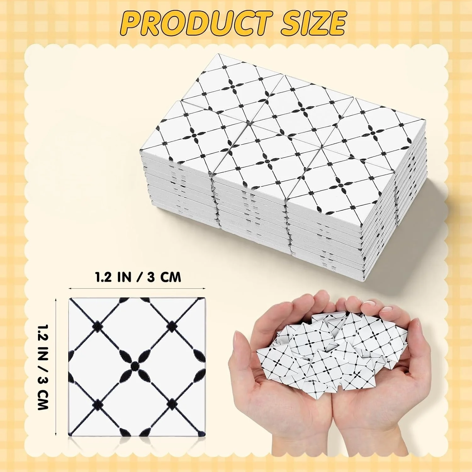 20pcs/1set Dollhouse Flooring , Interlocking Miniature Wood Floor Tile,Geometric Pattern DIY Building Supplies for Diorama Decor