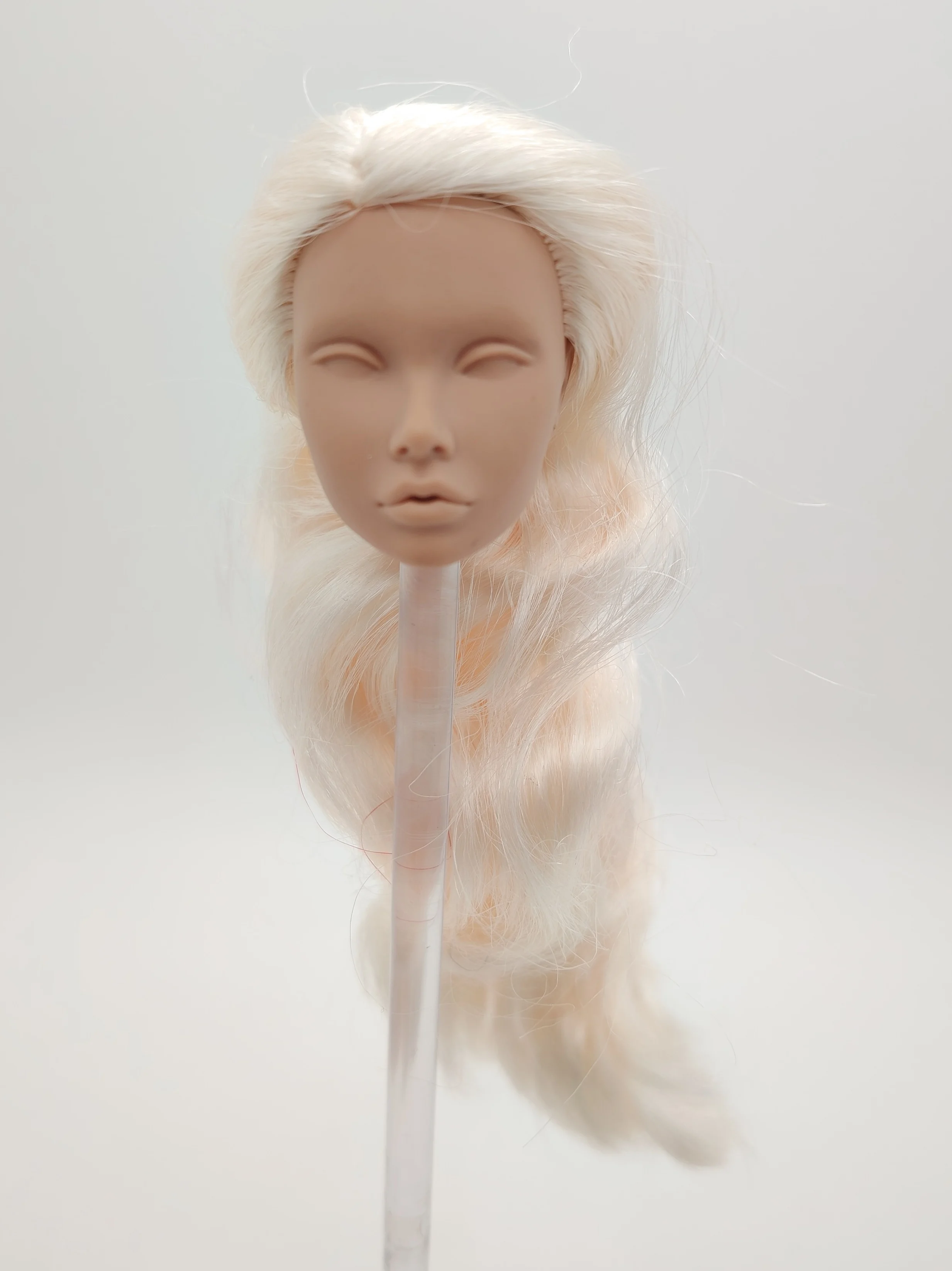 Fashion Royalty Poppy Parker 1/6 Scale Blonde Hair FR White Skin Blank Face Integrity Doll Head