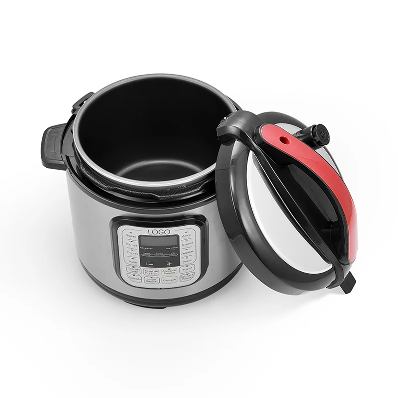 Multifunctional 5L-6L Electric Pressure Cooker 10-in-1 Functionality Programmable Control Non-Stick Coating Stainless Household