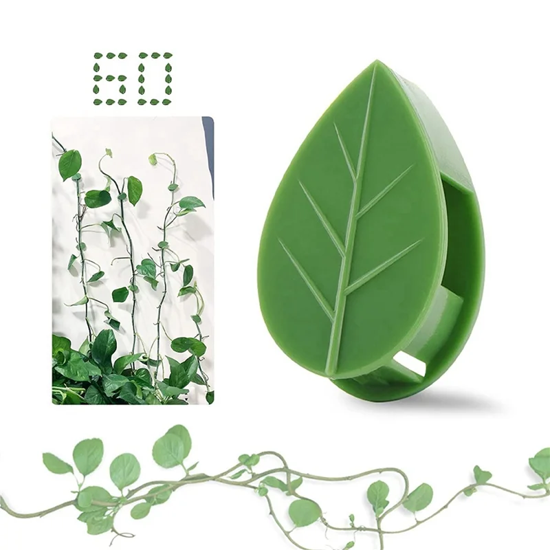 مشابك ABVO-Plant لنباتات التسلق (عبوة من 180)، مشابك تثبيت جدارية لتسلق النباتات لدعم تنمو السيقان بشكل مستقيم، الكروم