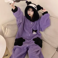 New Kawaii Cute Kuromis Plush One Piece Pajamas Cartoon Winter Home Furnishings Christmas Cute Girl Birthday Gift for Children