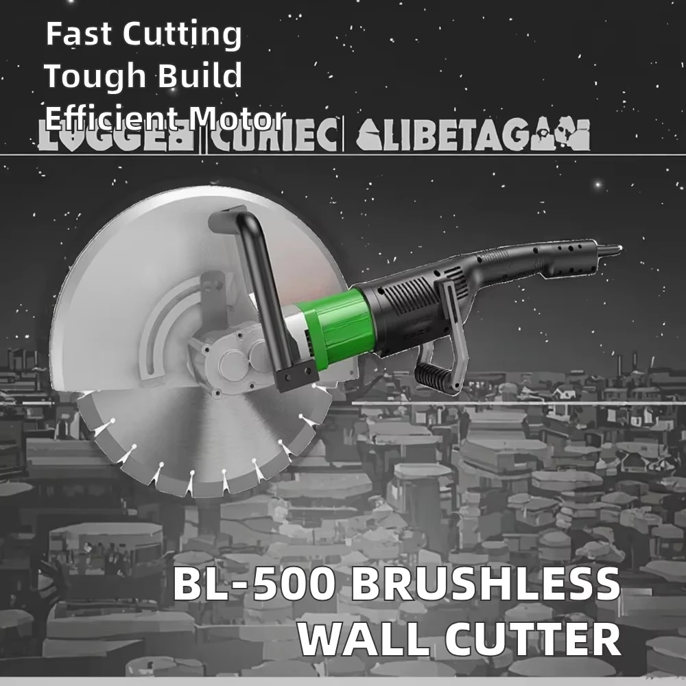 BL370C  Industrial Electric Concrete Cutting Machine 220V Brushless Wall Slotting Grooving Machine