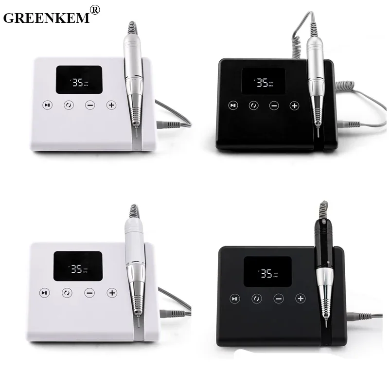 2024 85W New Professional Salon Electric Nail Drill Machine 35000rpm Telephone Motor For Salon Quality Manicure Nail Bit