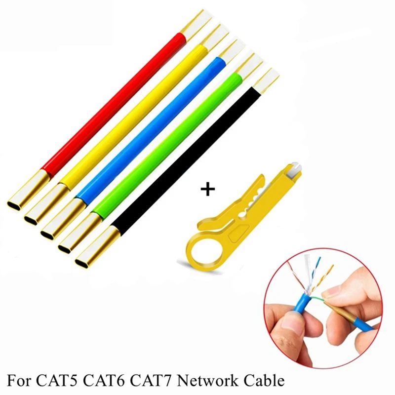 CAT5 CAT6 CAT7 pelurus kabel jaringan pelurus kedua ujung dengan pengupas kawat Mini penggunaan besar pada alat kecil