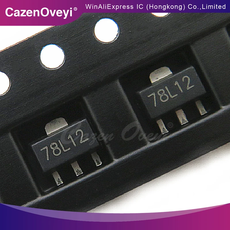 10 piezas 78L12 CJ78L12 SOT-89
