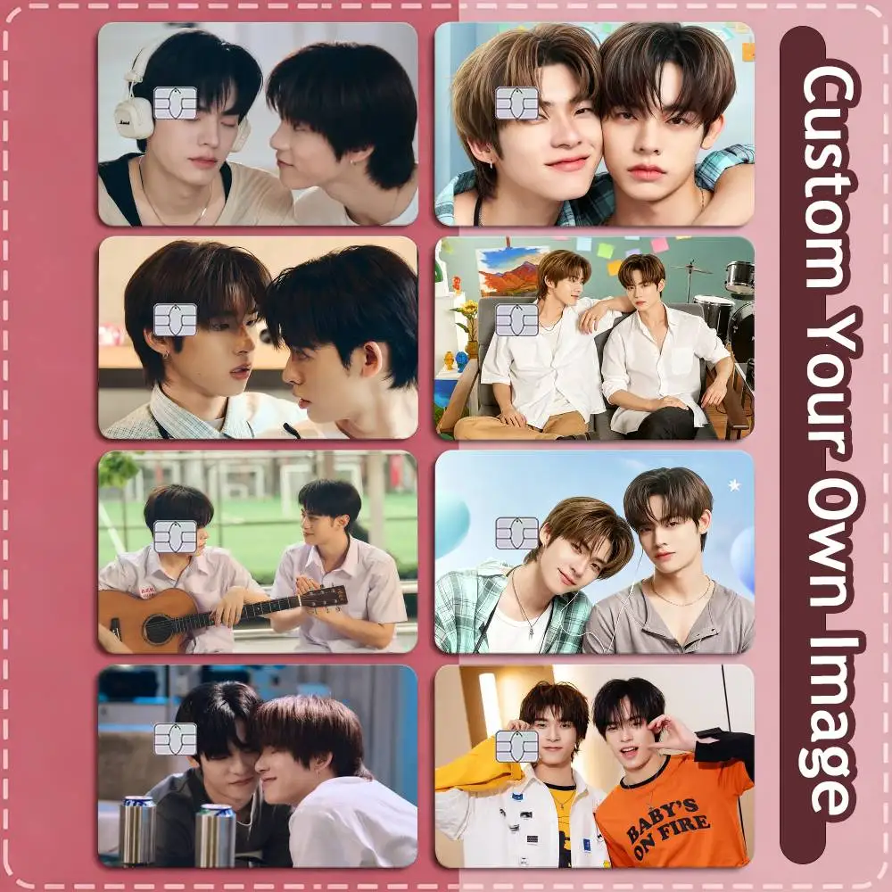 Love TV Duang with You Credit Card HD Stickers Small Chip Waterproof Sticker Game Card Decal Gift
