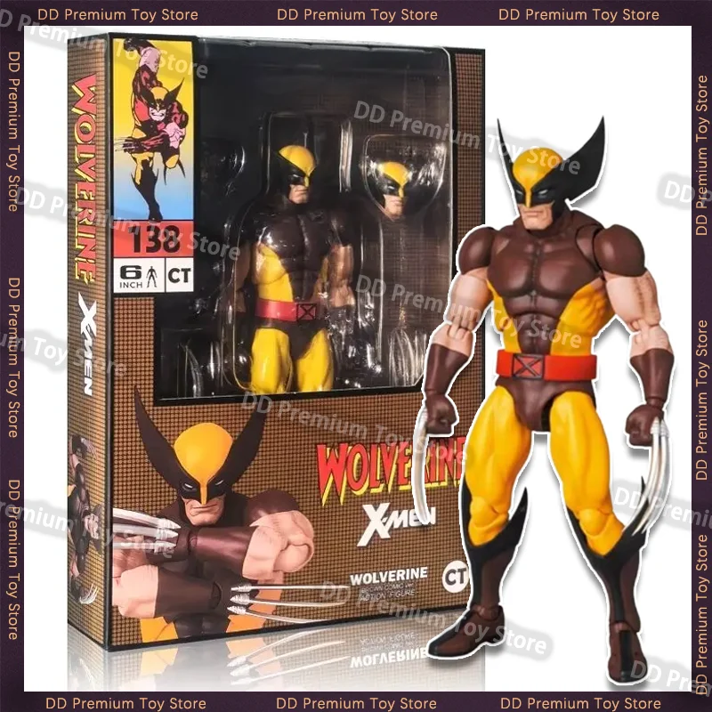 

В наличии: Фигурка Ct Toys Wolverine Mafex 138, коричневая, комикс-версия, Желтые Люди, аниме, экшн-фигурка, модель, подарок, игрушка