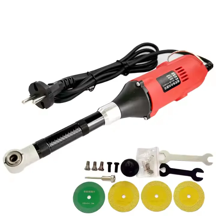 

OEM Long Neck Angle Grinder Stone Engraving, Cutting Machine 90 Degree Electric Elbow Grinder Tile Seam Cutter Rotary Tools