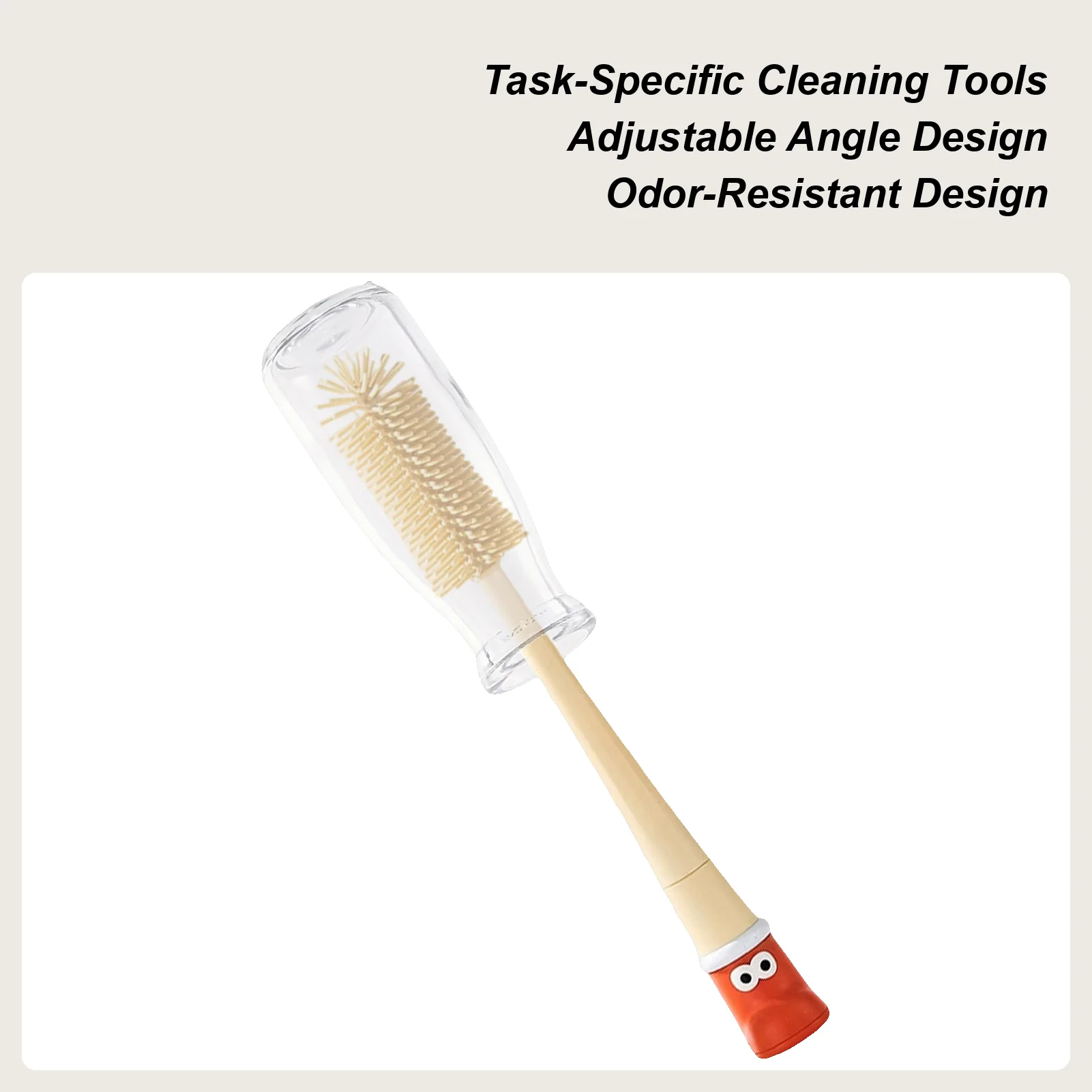 

Щетка для бутылок 5-в-1 Многофункциональные чашки Инструменты для мытья скруббера Щетка для чистки бутылок для соковыжималок Крышки Соломинки