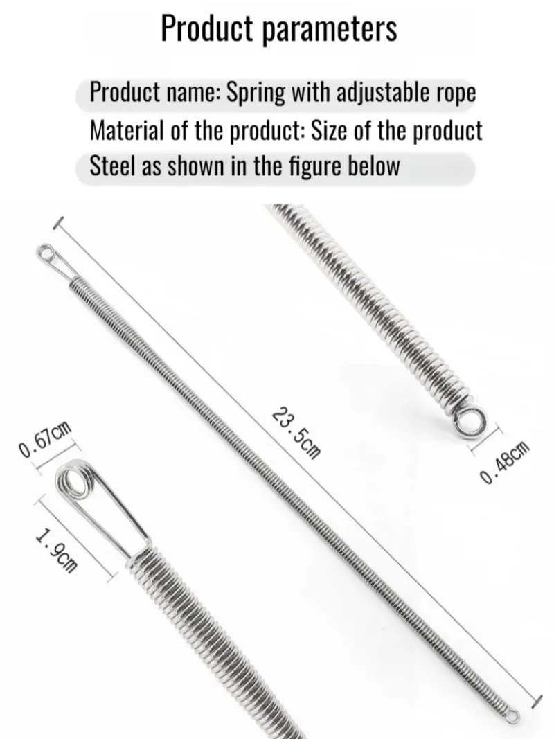 [1 second success] Bendable spring rope threading tool