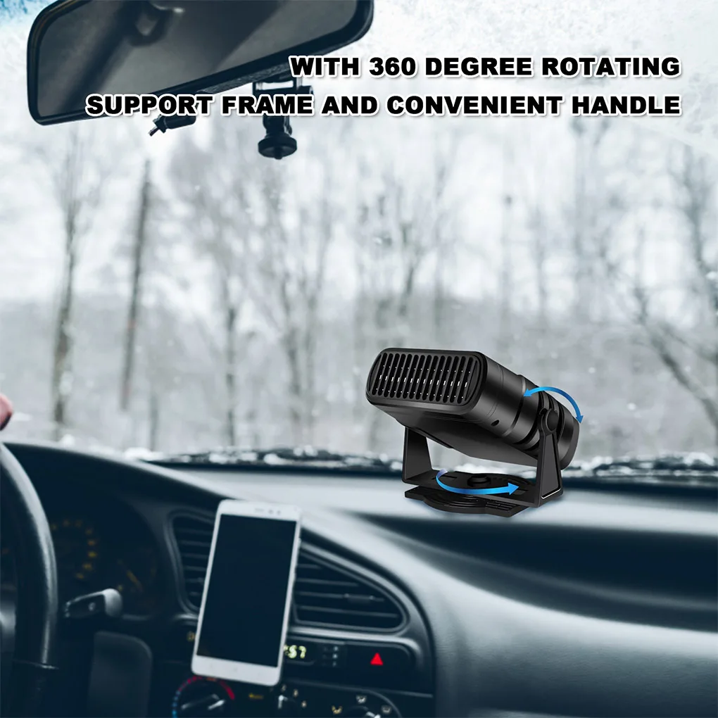 

Универсальный автомобильный парковочный обогреватель 12 В, лобовое стекло, противозапотевающий, запоминающий, обогревающий, вентилятор, аксессуары для защиты от запотевания