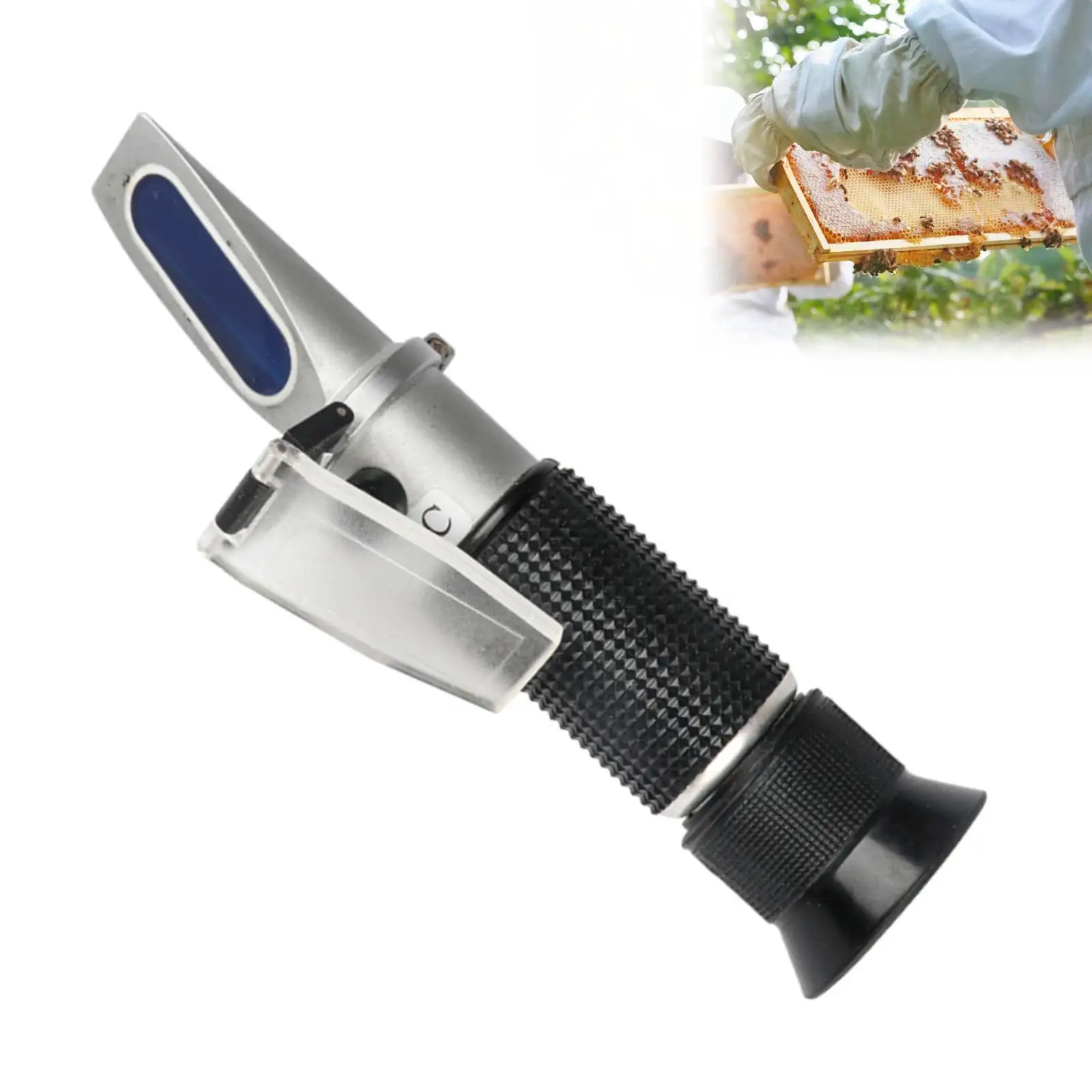 Portable honey refractometer, honey Baume scale, moisture and sugar content refractometer, beekeeping tools