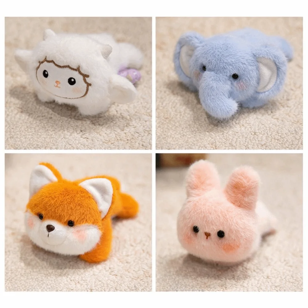 

14cm Size Cartoon Animal Fridge Magnets Soft Cute Refrigerator Sticker Magnetic Lying Position Mini Stuffed Friends Gift