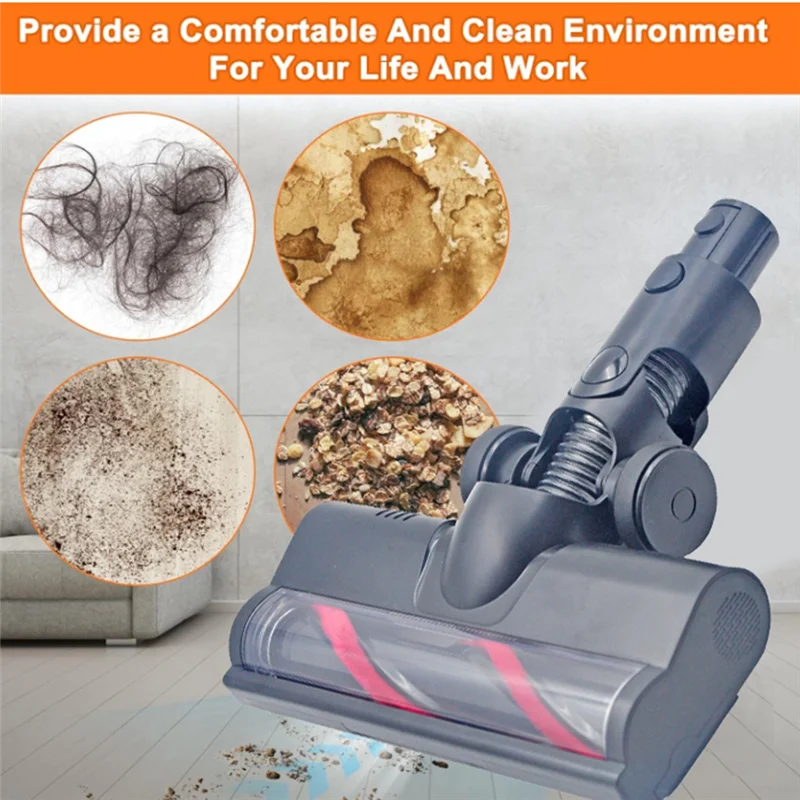 

A74G-For Dreame R10 R20 R30 T20 T30 S10 Z10 Z20 Handheld Vacuum Cleaner Carpet Brush Assembly Hardwood Floor Brush Head