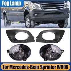 9068203861 9068203961 For Mercedes Benz Sprinter W906 Car Front FogLight Lamp Left Right With Halogen Bulbs Fog Driving Light
