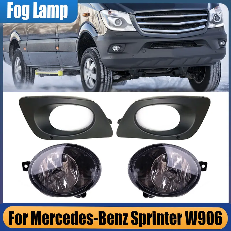 9068203861 9068203961 For Mercedes Benz Sprinter W906 Car Front FogLight Lamp Left Right With Halogen Bulbs Fog Driving Light