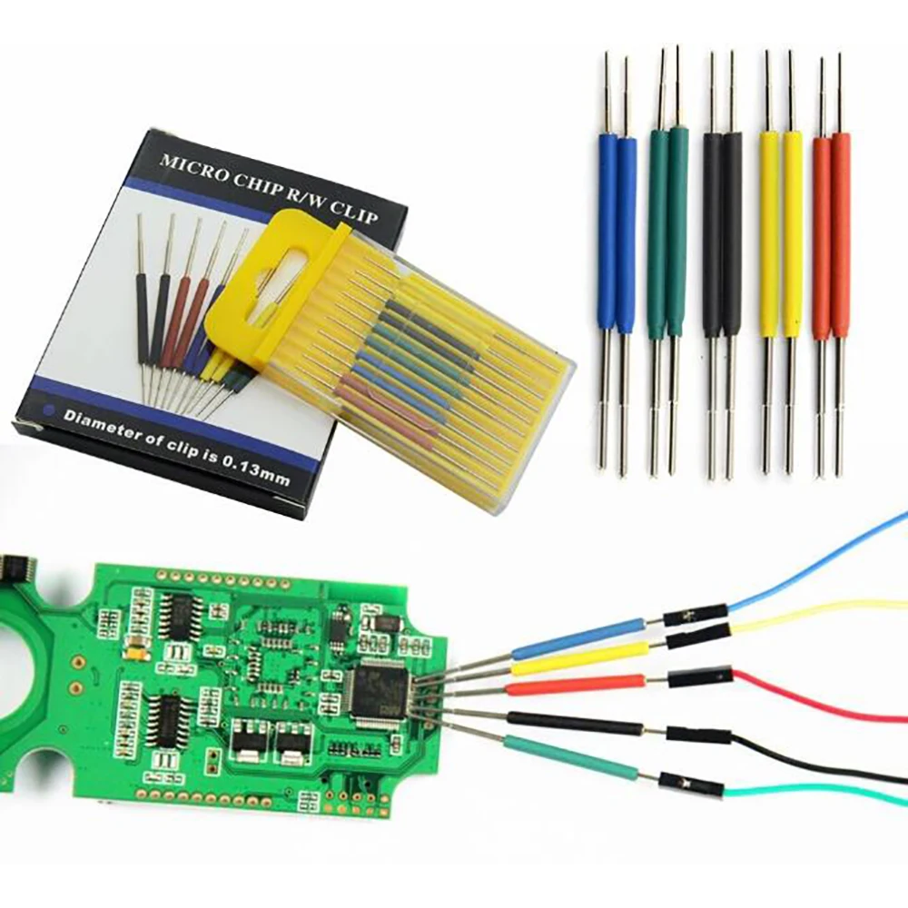Imagem -02 - Clipe de Teste de Chip Universal Clipe de Braçadeira ic Bios On-line Dispositivo de Queima de Precisão Sop Smd Pino Soquete Adaptador para Analisador Lógico com 10 Peças