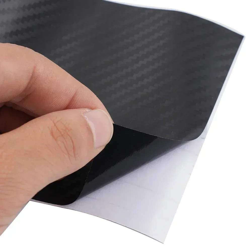 3D Nano Carbon Fiber Car Sticker Car Sticker Sill Strip Nano Waterproof Anti-Scratch Protection Tape Waterproof Protection Film