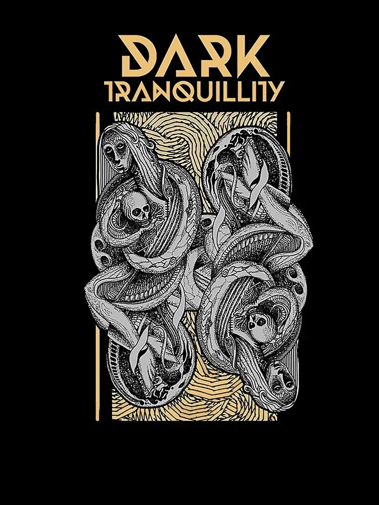 Nouveau t-shirt noir du groupe Dark Tranquillity, manches courtes, toutes tailles PP1074