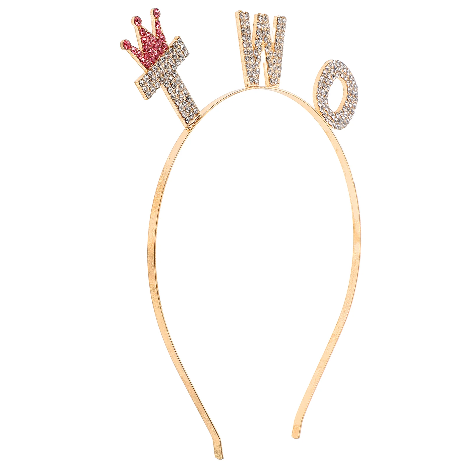 

2nd Birthday Headb Toddler Crown Zinc Alloy Tiara 2 year old Decorations Kids Hair B Photo Shoot