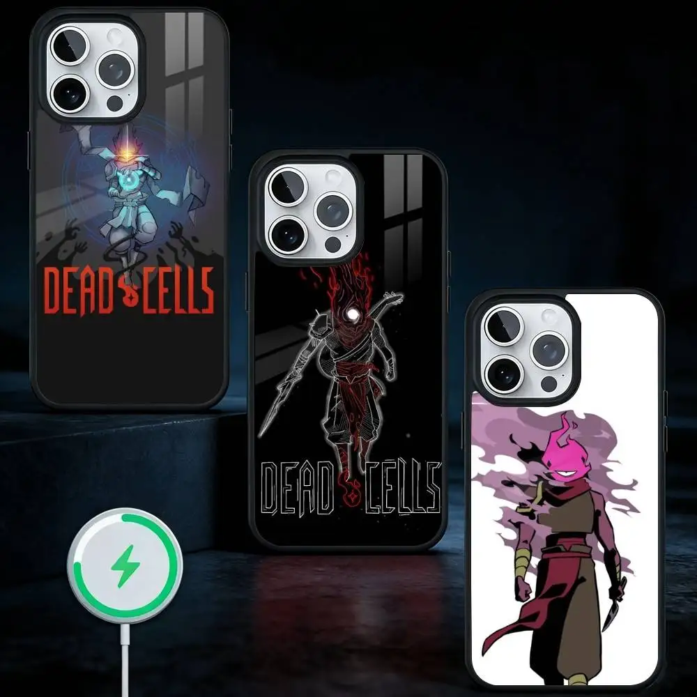 

Game D-Dead Cells Phone Case For iPhone17,16,15,14,13 Plus,Pro Max Magnetic For Magsafe Wireless Charging