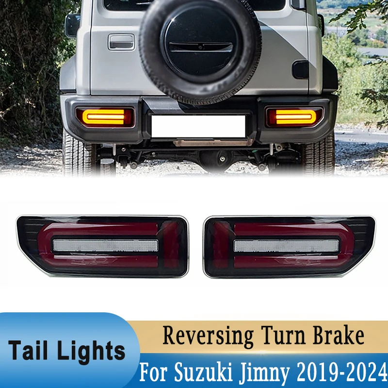 LED Tail Lights Reversing & Turn signal & Driving & Brake Lamp for Suzuki Jimny 2019-2024 High luminance Rear Back Lamp Assembly