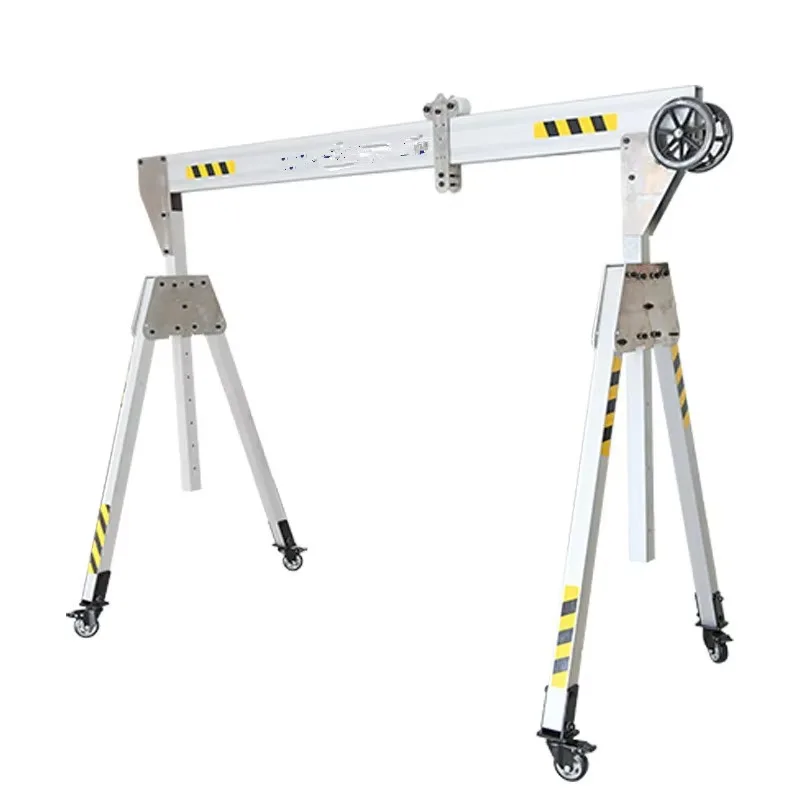 

1T-5T Foldable Mini Aluminum Mobile Gantry Crane/Aluminium Light Mini Lifting Adjustable Portable Gantry Crane