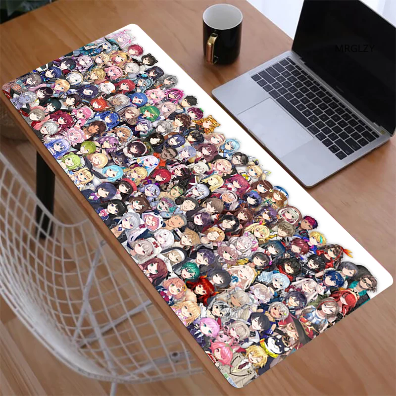 Mouse Pad NIJISANJI Anime Mouse Pad Xxl Gaming Mats Office Mousepad Laptop Gamer Cute Things Cheap Desk Pad Deskmat Carpet