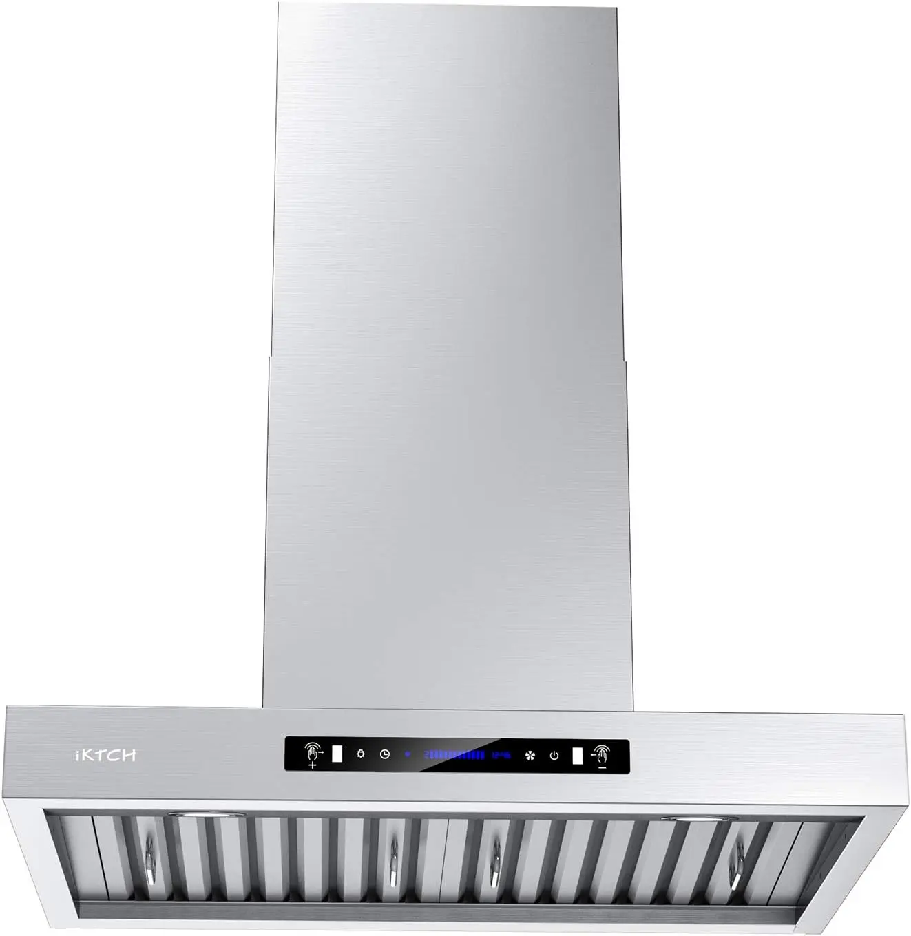 Range Hood, 900 CFM Ducted Range Hood with 4 Speed Fan, Durable Stainless Steel Range