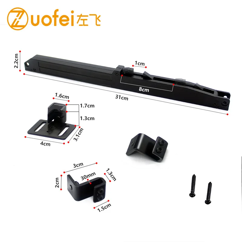 Barn Door Buffer Damper No Punch Accessories Buffer Damping Slide Rail Barn Door Lifting Rail Rail Damping