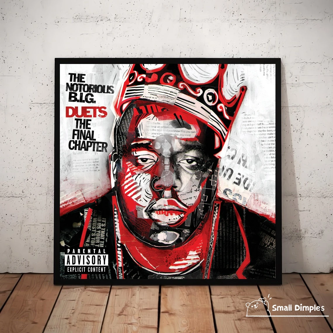 The Notorious B.I.G. Duets The Final Chapter Music Album Cover Poster Canvas Art Print Home Decoration Wall Painting (No Frame)