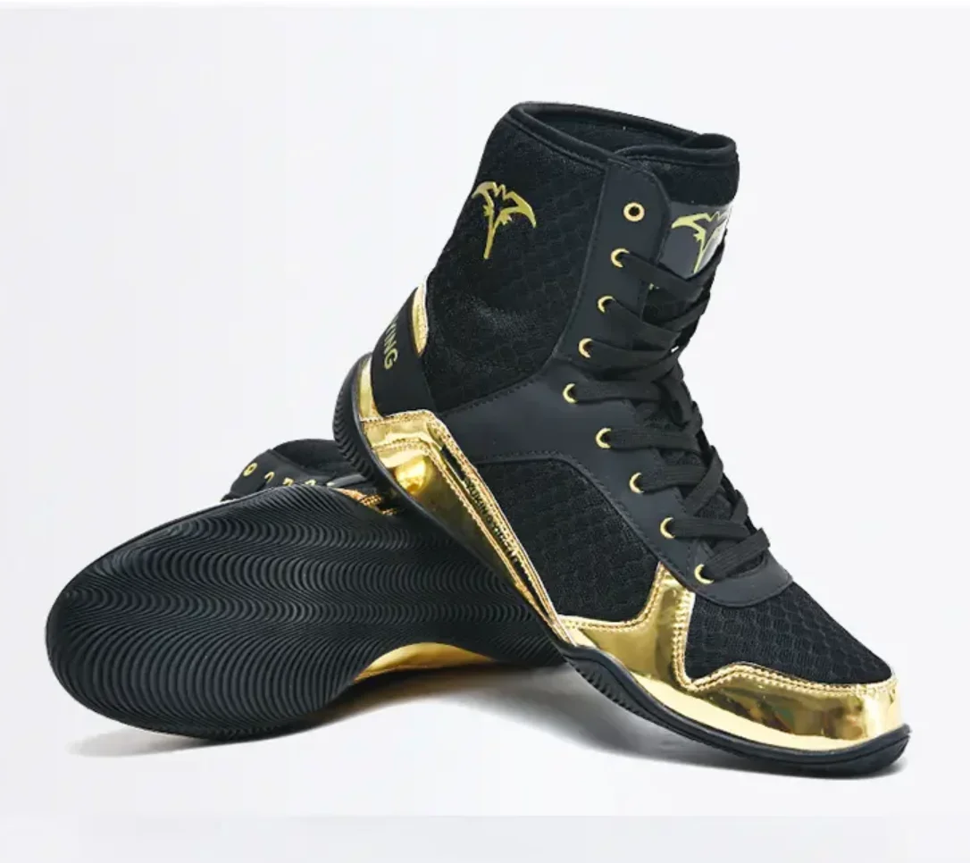 Sapatos de luta livre para homens, Resistente ao Desgaste Profissional, Bota De Treinamento De Boxe, Tênis Atlético Respirável, Luta, Nova Chegada