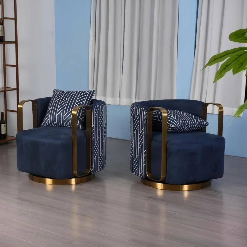 

Modern Orange Living Room Chairs Comfort Blue Single Fluffy Living Room Chairs Lounge Designer Muebles De Sala Furniture Home
