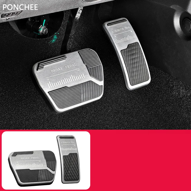

For JETOUR T2 Shanhai T2 2024-2026 Accelerator and Brake Pedals Anti-slip Foot Pedal Automobile Modification Supplies