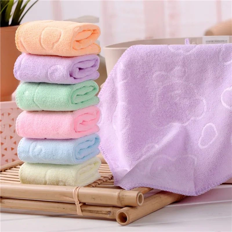 1PC Super Soft Microfiber Nursing Towel Newborn Baby Towels Saliva Boys Girls Washcloth Wash Cloths Handkerchief Home Textile