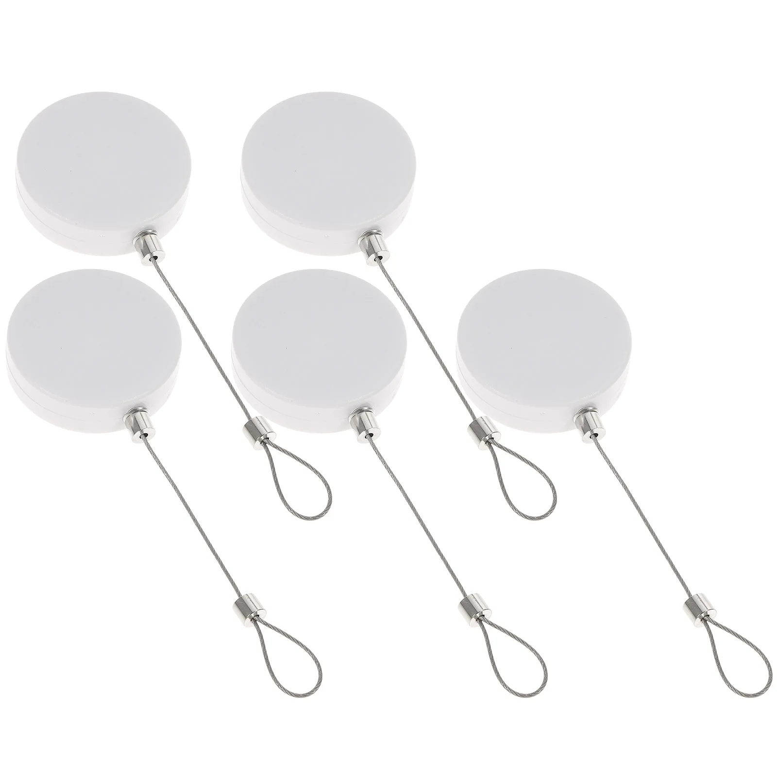 

5pcs Anti-lost Retractable Coiler 90cm Steel Wire Cable Management Theft Prevention VR Display Box Phone Shop Exhibitions
