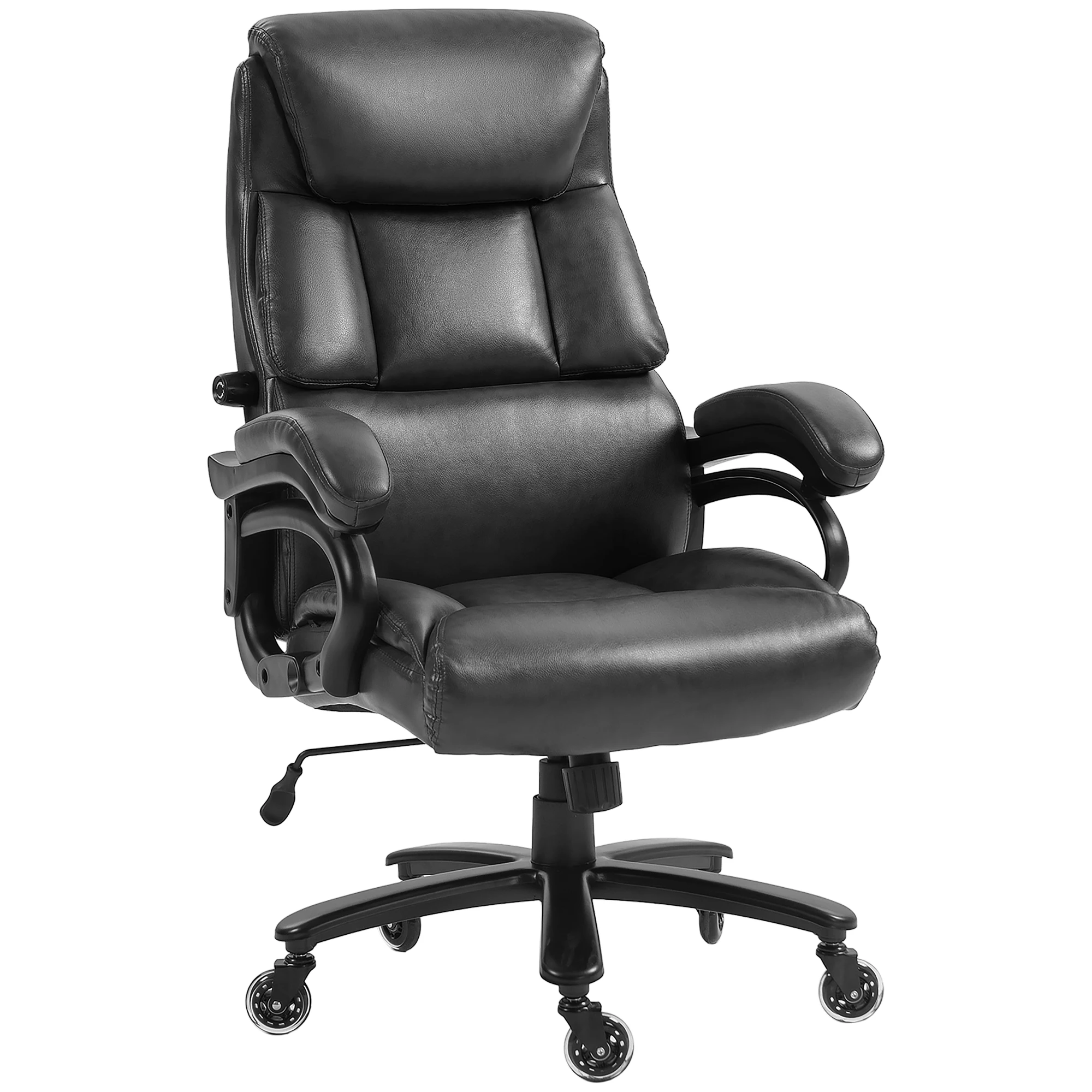 400Lbs Executive Office Chair for Big and Tall, with Adjustable Height, Black