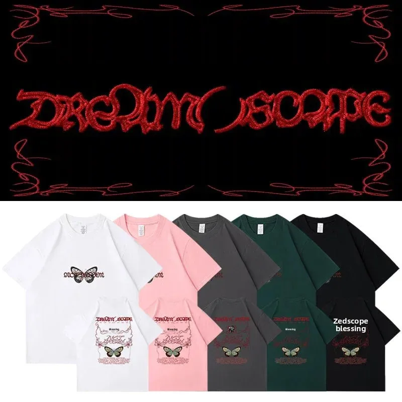 NCT DREAM ألبوم جديد حلم () سكيب تي شيرتات قصيرة الاكمام الأزهار طباعة دعم الملابس طاقم الرقبة غير مخيط الزينة #1