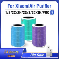 Filtre à air pour supporter ficateur d'air Xiaomi, remplacement antibactérien, filtre HEPA au carbone, Mi 2 2C 2H 2S 3 255.3 H Pro