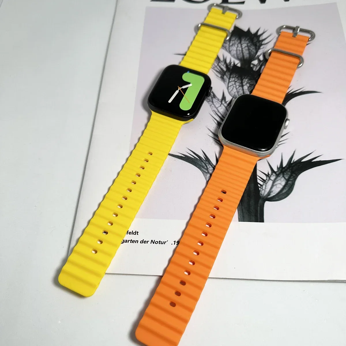 Cinturino in silicone Ocean per cinturino Apple Watch Ultra 2 1 Serie 10 9 SE 8 7 6 5 4 3 Correa iwatch 46mm 42mm 44mm 45/41mm 49mm 38/40mm