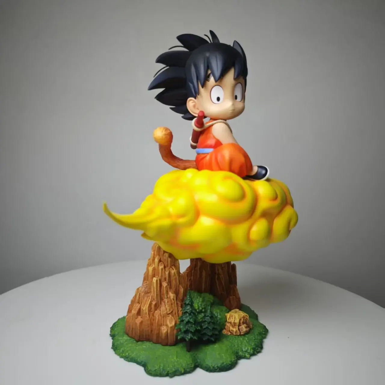 21cm/8.27 polegada quente dragon ball kintoun goku figura criança goku pvc figuras de ação coleção modelo brinquedos meninos presentes natal