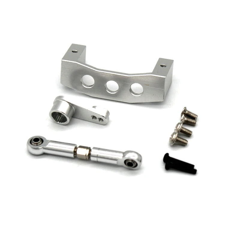 Servoarm aus Metall mit Servohalterung für Wltoys 144001 144002 124016 124017 124018 124019   RC Autoteile